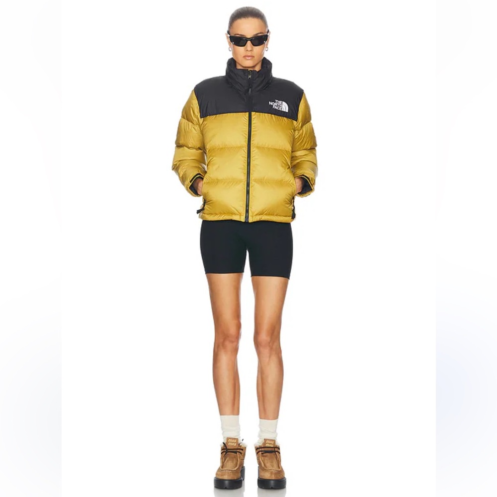 The North Face women’s 96 Retro Nuptse down jacket amber green Small Authentic